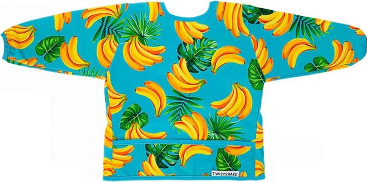 Actual product image Twistshake Long Sleeve Bib Banana (6 months)