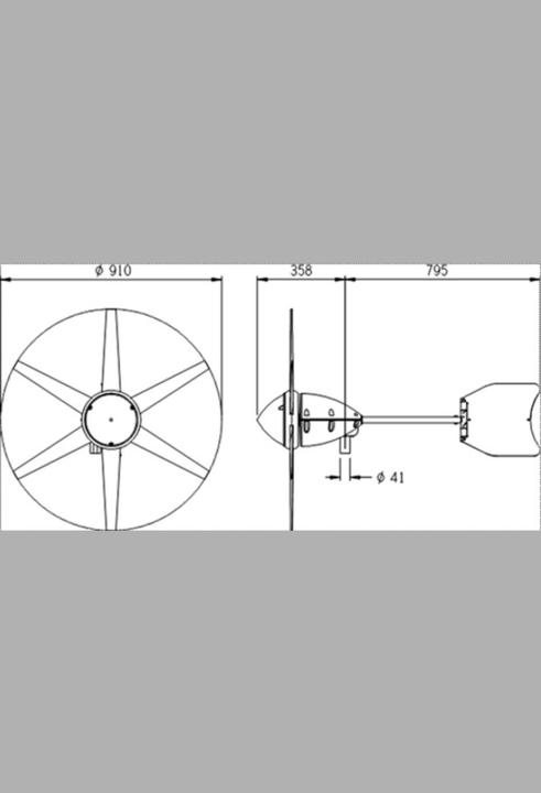Produktbild Rutland FM910-4 24V (Solarkabel)