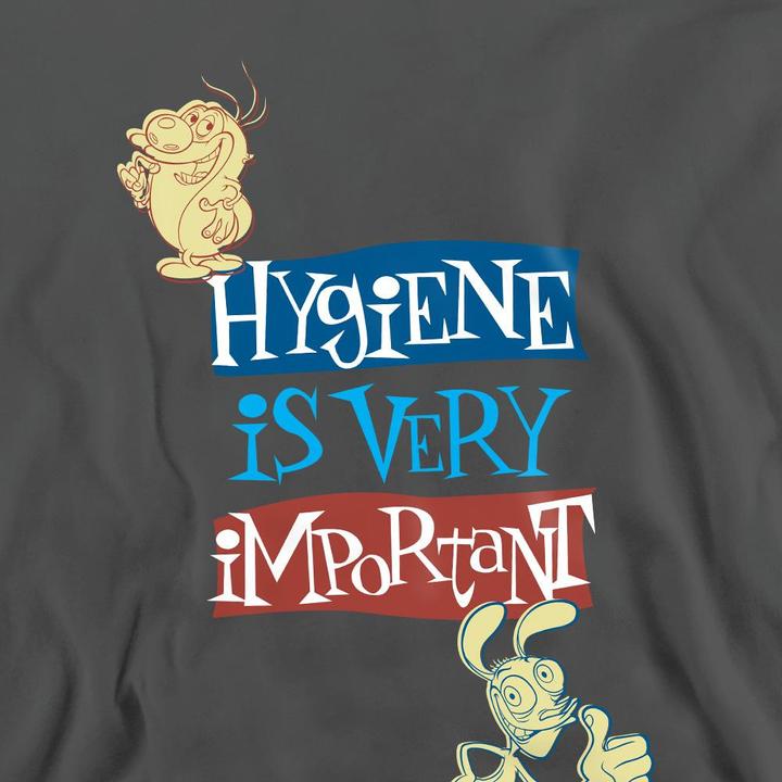 Immagine prodotto Ren & Stimpy Hygiene Is Very Important Felpa Adulto Unisex (L)