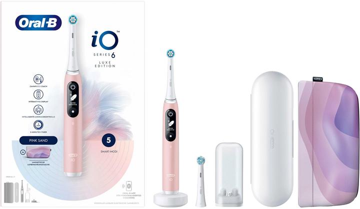 Produktbild Oral-B Elektrische Zahnbürste iO Series6 Pink Sand (Oszillierende Zahnbürste)
