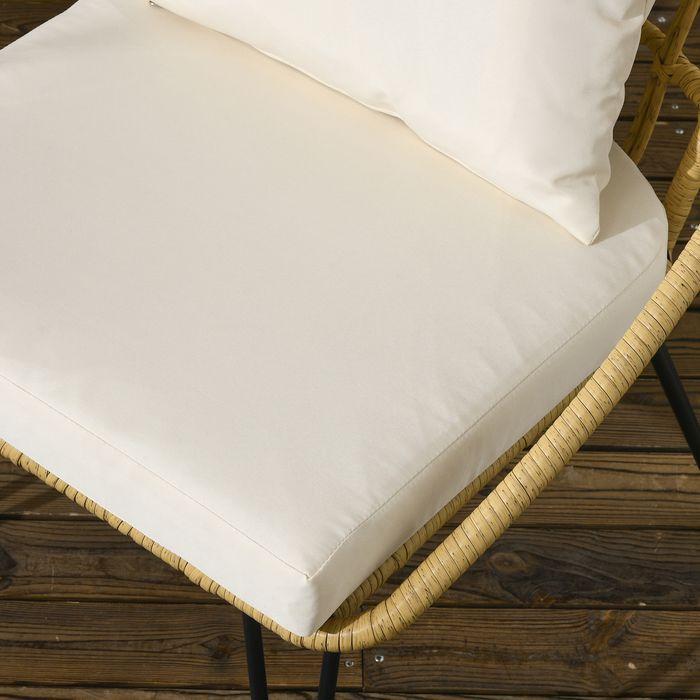 Immagine prodotto Swisshandel24 Set di mobili da giardino in rattan da 5 pezzi, divano incluso 1 tavolo da pranzo, 4 sedie, divano (82 cm)