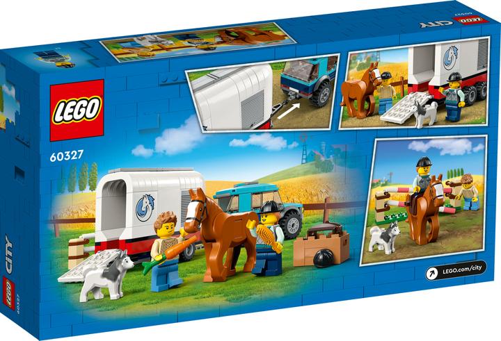 Produktbild LEGO SUV mit Pferdeanhänger (60327, LEGO City)