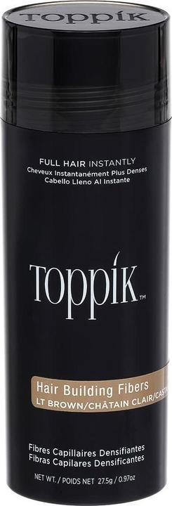 Produktbild Toppik Hair Fibers Light Brown Natural Keratin Fibers for Fuller Looking Hair 27.5g - Single Pack (Körperlotion)