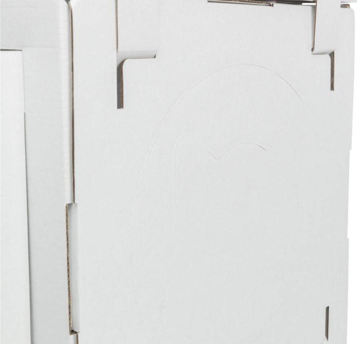 Image du produit Trixie Meuble pour chats Casa Cara, carton, 93 × 72 × 30.5 cm, blanc (73 cm, Blanc)