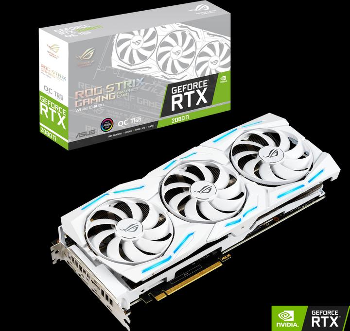 Immagine prodotto ASUS GeForce RTX 2080 Ti ROG Strix O11G White Gaming (11 GB)