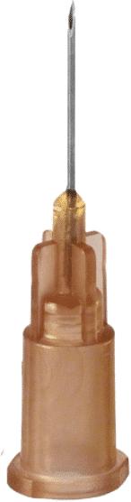 Actual product image B.Braun Needle 26G 0.45 x 12mm brown Luer, 100 pieces