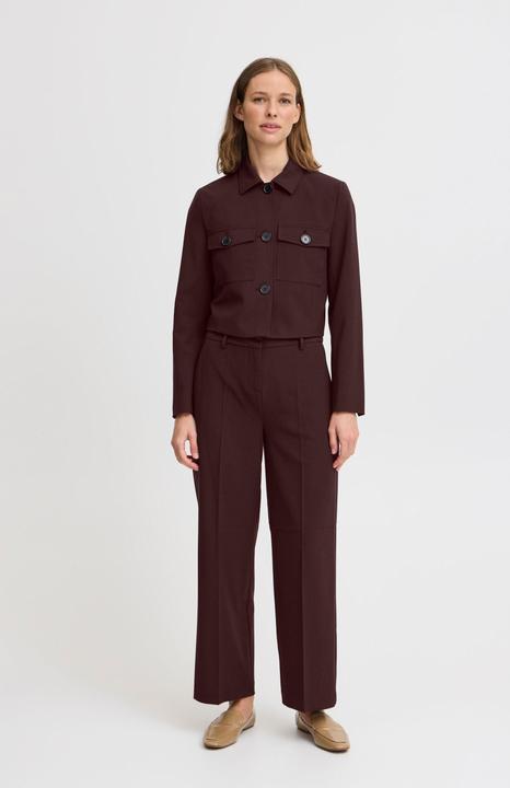Actual product image B.young BYDANTA WIDE LEG PANTS 2 CROPPED 20815027 (38)