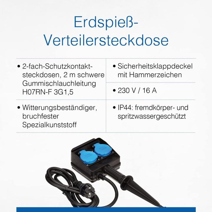 Produktbild As - Schwabe Erdspiess-Verteilersteckdose