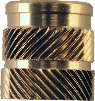 Produktbild Rs Pro Gewindeeinsatz Messing, M3 x 5.7mm, Flansch-Ø 4.6mm, Bef.Loch-Ø 4mm, 4.6mm (100 Stk.)