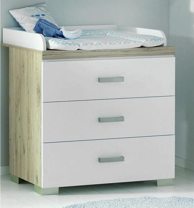 Image du produit Transland Chambre d'enfant Hilja incl. armoire 3 portes, lit d'enfant et commode avec plan à langer (Armoires pour enfant, Unité de changement, Lit de bébé)
