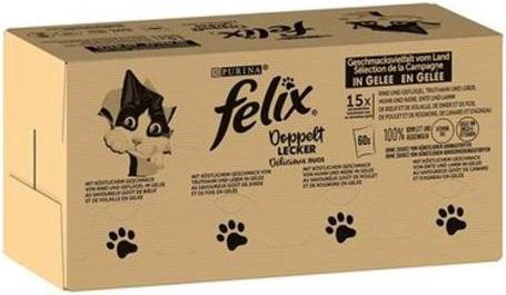 Produktbild Felix Doppelt lecker Fleisch (Adult, 120 Stk., 10200 g)