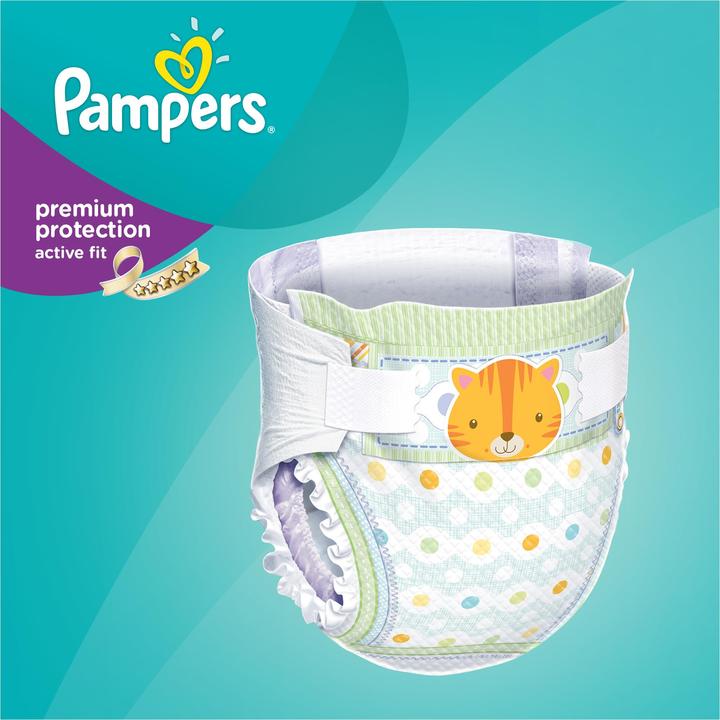 Immagine prodotto Pampers Active Fit (Dimensione 4, Pacco mensile, 140 Pezzo/i)