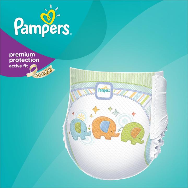 Immagine prodotto Pampers Active Fit (Dimensione 4, Pacco mensile, 140 Pezzo/i)