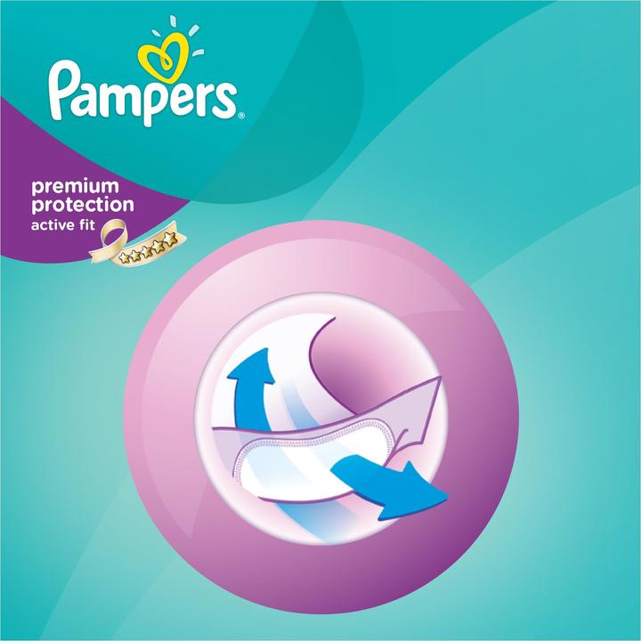 Immagine prodotto Pampers Active Fit (Dimensione 4, Pacco mensile, 140 Pezzo/i)