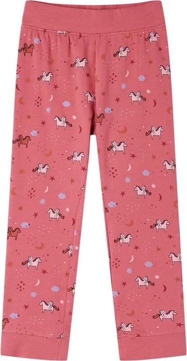 Actual product image VidaXL Children's pyjamas with long sleeves dusky pink 92,Material: 95 (92)