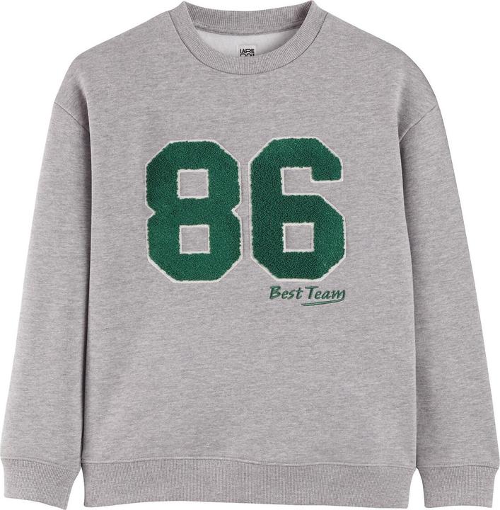 Produktbild La Redoute Collections Oversized-Sweashirt mit Rundhals und Stickerei (110)