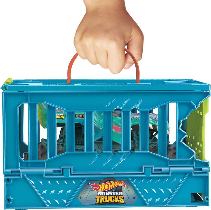Produktbild Hot Wheels Monster Trucks Mega Wrex Oversized Crash Cage