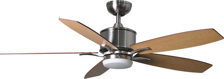 Produktbild Deckenventilator Prima Nickel 132 cm mit LED Beleuchtung