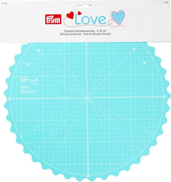 Actual product image Prym Cutting pad round, 35cm diameter ( Love)
