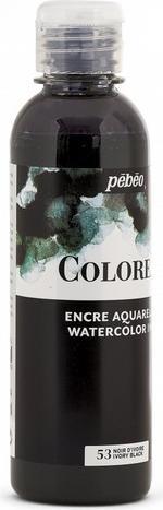 Produktbild Pebeo Colorex Wassertinte (Elfenbeinschwarz, 250 ml)