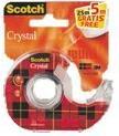 Immagine prodotto Scotch Pellicola adesiva Crystal Clear 600, con dispenser manuale incluso