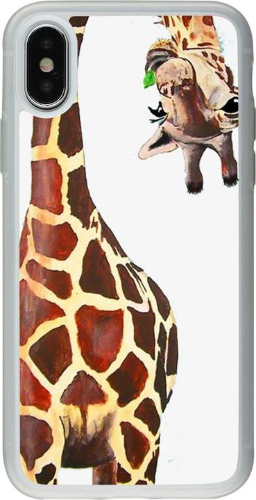 Actual product image PhoneLook Cover Silicone transparent Giraffe Fit (Apple iPhone XS, Apple iPhone X)