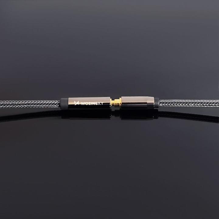 Productafbeelding Wozinsky mini-jack verlengkabel (vrouwelijk-vrouwelijk) AUX verlenging 5 m zwart (5 m)