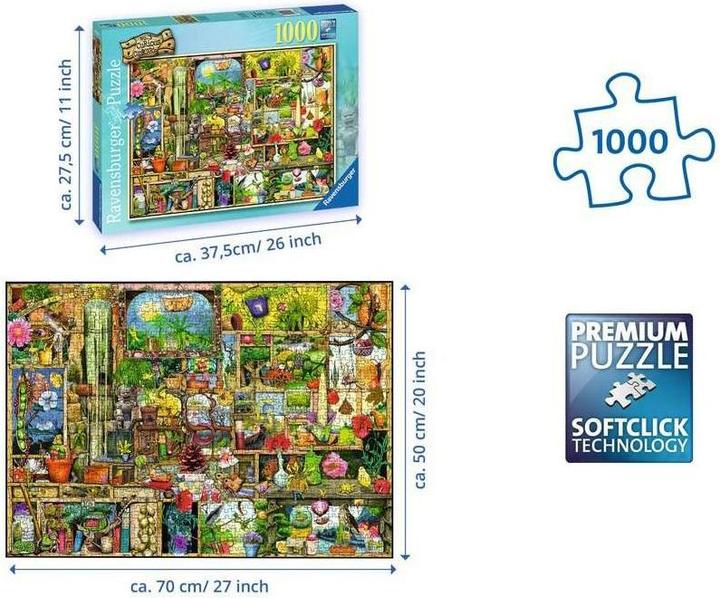 Produktbild Ravensburger Grandioses Gartenregal (1000 Teile)