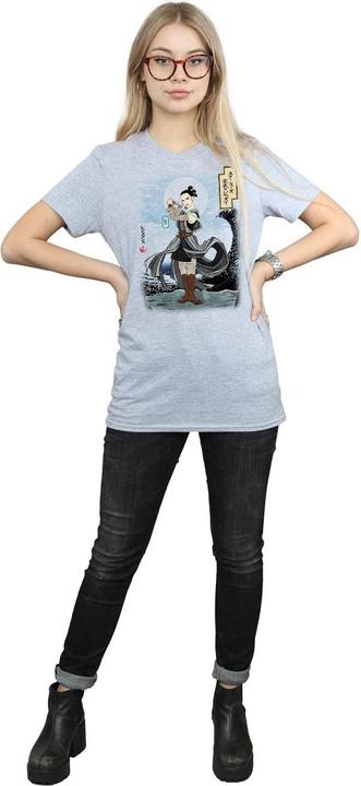 Immagine prodotto Star Wars The Last Jedi Japanese Rey Maglietta Ampia Donna (XXL)