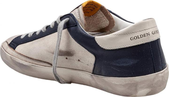 Produktbild Golden Goose super star sneakers in leather and suede with laminated star (43)