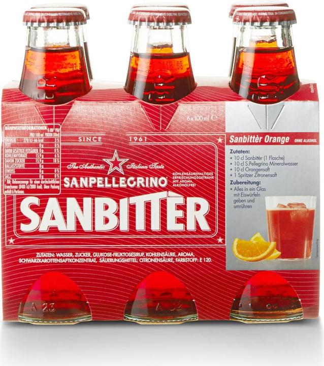 Actual product image San Pellegrino Sanbittèr (6 x 10 cl)