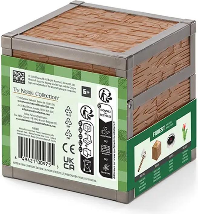 Actual product image Noble Collection Minecraft Loot Chest Forest 10 cm