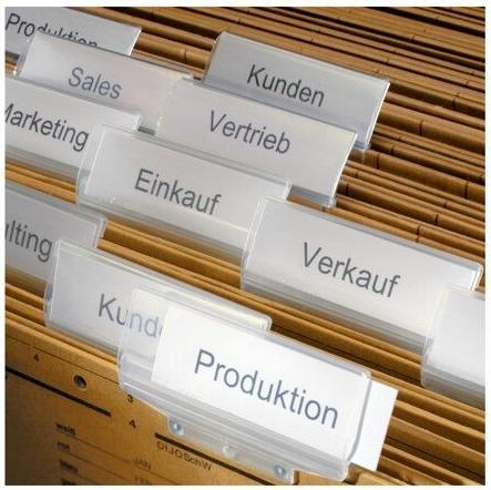 Actual product image Sigel PC insertion labels
