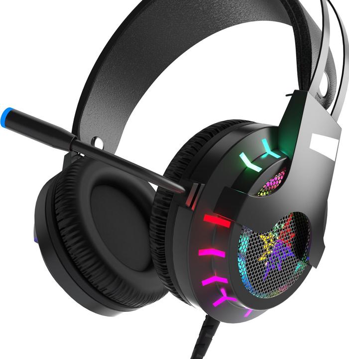 Image du produit Inca Lapetos Series 7.1 Surround Gaming Headset RGB Led Contrôle fonctionnel Vibration (Filaire)