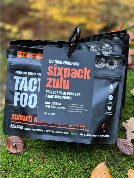 Produktbild Tactical Foodpack TF Sixpack Zulu (Vegan) (635 g)