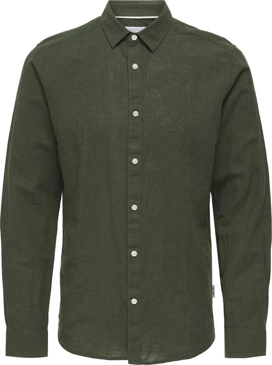 Only & Sons Onscaiden Life Ls Solid Linen Shirt Noos