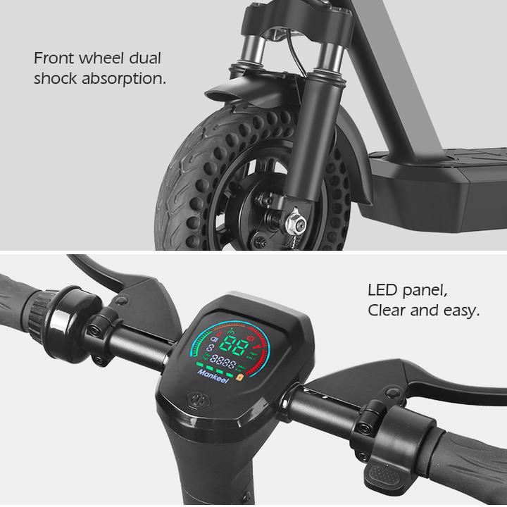 Immagine prodotto Mankeel Elettroscooter di alta qualità con 2 freni (25 km/h, 40 km)
