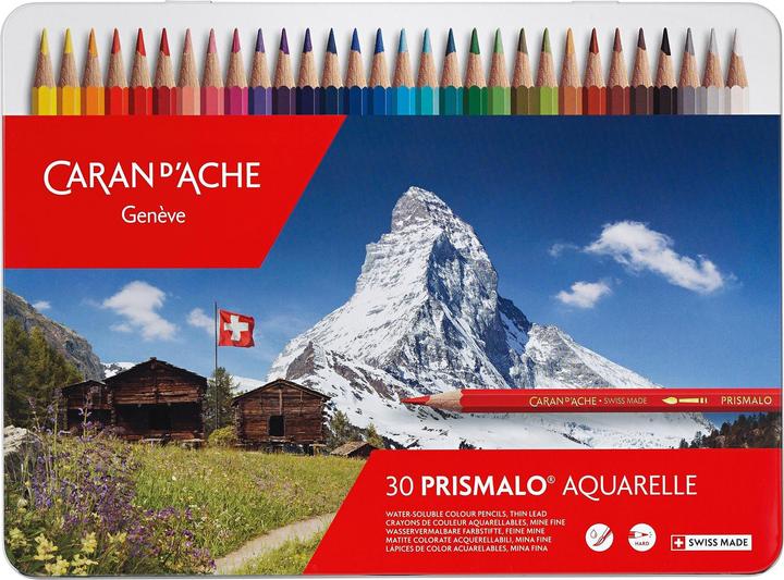 Image du produit Caran d'Ache Prismalo Aquarelle Metallschachtel (Multicolore, 30 x)