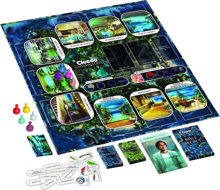 Actual product image Hasbro Gaming Cluedo Conspiracy (French)