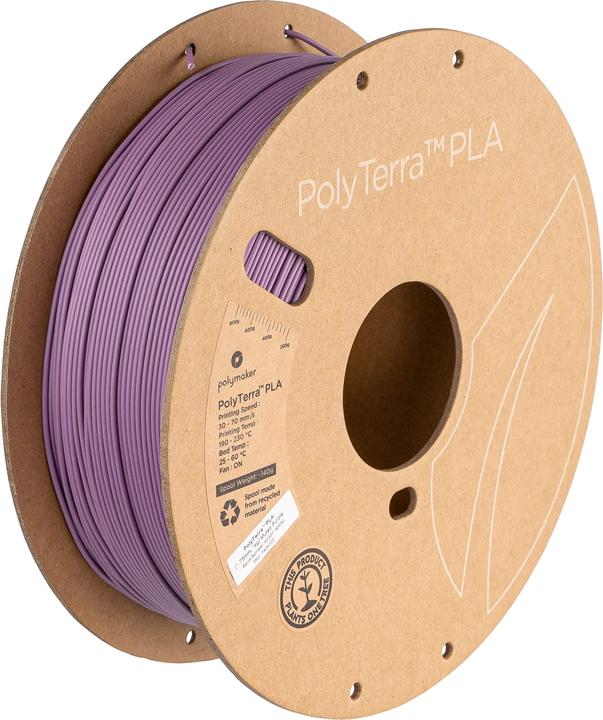 Produktbild Polymaker PolyTerra PLA (PLA, 1.75 mm, Violett)