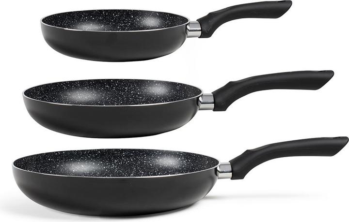 Immagine prodotto Livoo Set 3 padelle (20 cm, Set di pentole e padelle da cucina, Alluminio)