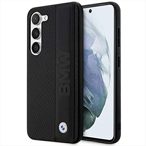Image du produit BMW BMHCS23S22RDPK S23 S911 czarny/black hardcase Leather Textured & Stripe (Samsung Galaxy S23)