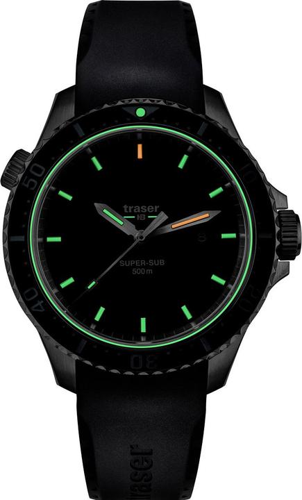 Actual product image Traser P67 SuperSub (Diving watch, 46 mm)