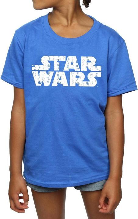Image du produit Star Wars - T-shirt CHRISTMAS LOGO - Fille (140, 146)