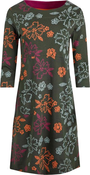 Actual product image Weird Fish Womens/Ladies Starshine Floral Jersey Organic Dress (36 D)
