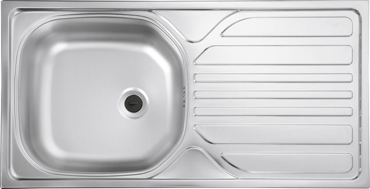 Produktbild Respekta Einbauspüle Edelstahl 8x4 (Einbauspüle, 86.70 cm, 44 cm)