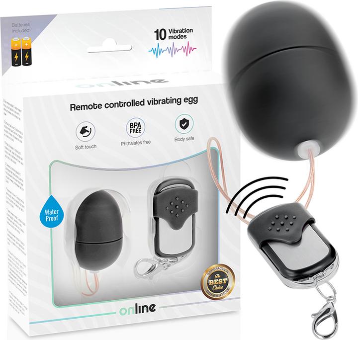 Actual product image Online Vibro egg with remote control, size S