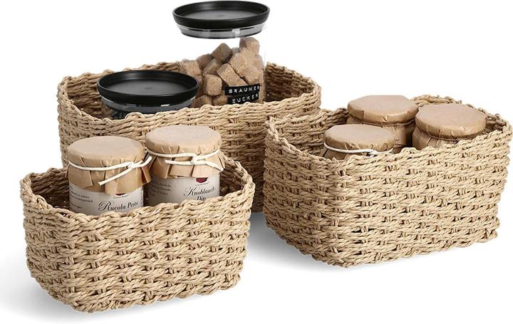 Image du produit Zeller Present Set de paniers de rangement (3 x, 24 x 18 x 13 cm)