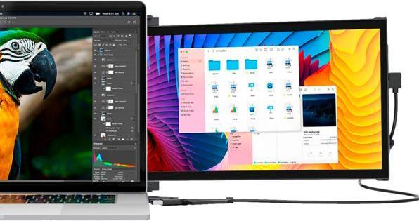Produktbild Mobile Pixels Zweitdisplay für Notebooks und Tabletts (1920 x 1080 Pixel, 13.30")