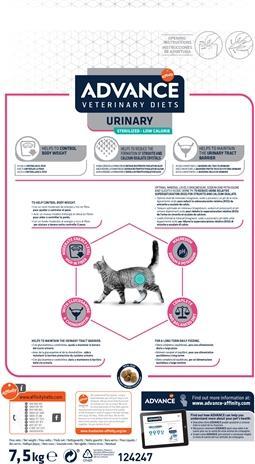 Actual product image Advance Cat Urinary Sterilised Minimal Calorieën (Adult, 1 pcs., 7610 g)